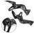 Motorcycle ABS Plastic Frame Guard Cover Trim for Kawasaki Z900 2020-2021 Motorcycle ABS Plastic Frame Guard Cover Trim for Kawasaki Z900 2020-2021