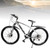 27.5 inches Wheels Adults Mountain Bike 21 Speed Bikes Bicycle MTB White&Black