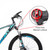 27.5" Wheels Adults Mountain 21 Speed Bikes Bicycle Black&Blue MTB+Bike Lock+Air Pump