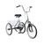 dult Folding Tricycle Bike 3 Wheeler Bicycle Portable Tricycle 20" Wheels Gray
