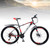 27.5 inches Wheels Adults Mountain Bike 21 Speed Bikes Bicycle MTB Black&Red