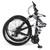 26 Inch 21 Speed Folding Mountain Bike for Sale Full Suspension Speed MTB Bicycle with Bike Lock+Air Pump