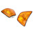 Euro Corner Lights For BMW E36 3-Series 4Dr Sedan/Hatchback 1992-1998 Amber