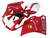 Fairing Kit Bodywork Ducati 996 748  White & Red ABS 1996-2002