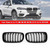 Gloss Black Dual Front Kidney Grille Fit BMW X5M F85 X6M F86 X5 F15 X6 F16 13-18