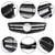 2008-2014 Benz C Class W204 C300 C350 LED Black Chrome Front Grill Grille Generic