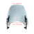 ABS Motorcycle Windshield WindScreen for Triumph Speed Twin 1200 2019-2021 Gray