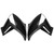 Front Side Radiator Cover Panel Fairing Cowling For KAWASAKI ER6N 2009-2011 Front Side Radiator Cover Panel Fairing Cowling For KAWASAKI ER6N 2009-2011