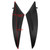 Pair Gas Tank Side Trim Cover Panel Fairing Cowl For Yamaha YZF R6 2006-2007