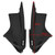 Gas Tank Side Trim Cover Panel Fairing Cowl for Yamaha YZF R6 2003-2005 Carbon