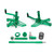 Green Rear Sets Footpegs Footrest For Kawasaki Ninja ZX-25R ZX25R 2020-2021 Green Rear Sets Footpegs Footrest For Kawasaki Ninja ZX-25R ZX25R 2020-2021