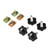 Saddlebag Lever Lock Bolts & Nuts Set Silver Fits For Glide King Touring 96-19