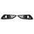 Pair Grille Gloss Black Front Fog Light Lamp Cover Fit Ford Fiesta 2013-2017 Pair Grille Gloss Black Front Fog Light Lamp Cover Fit Ford Fiesta 2013-2017