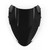 Windshield Windscreen Wind Shield Protector for Ducati 848 1098 1198 2007-2011 Double Bubble, Black