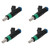 4pcs Fuel Injectors 98MF-BB Fit Ford Fiesta V 2001-2008 Fusion 2002-2012 1.4L