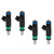 4pcs Fuel Injectors 98MF-BB Fit Ford Fiesta V 2001-2008 Fusion 2002-2012 1.4L