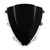 Windscreen Windshield Honda CBR 1000 RR (2008-2009), Double Bubble, Black
