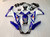 Fairings Plastics Suzuki GSXR600 GSXR750 K11 Blue White GSXR Racing (2011-2019)
