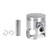 Piston Cylinder Barrel Ring Kit 58mm For Yamaha RX135 RX-King RXK 135 RX King Piston Cylinder Barrel Ring Kit 58mm For Yamaha RX135 RX-King RXK 135 RX King