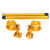 Universal Adjustable Rotatable CNC Billet Clip Ons Fork Tube Handlebar Kit 45mm Gold