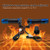 2X 7/8" 22Mm 12V Electric Heated Hand Grips Heating Handle Gold For Motorcycle