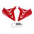 Side Frame Cover Panels Fairings Cowls For Honda CBR650R 2019-2021 Red Side Frame Cover Panels Fairings Cowls For Honda CBR650R 2019-2021 Red