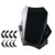 Universal Motorcycle Adjustable Wind Screen Windshield 22MM 25MM 28MM Handlebar BLK