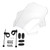 Universal Motorcycle Adjustable Wind Screen Windshield 22MM 25MM 28MM Handlebar CLE