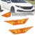 Side Marker Lamp Turn Signal Light Housing for Honda Civic 2016-2021 Amber Side Marker Lamp Turn Signal Light Housing for Honda Civic 2016-2021 Amber