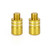 2x Gold M10 Mirror Blanking Plugs Bolts For BMW R1200GS LC Adventure 2013-2021