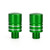 2x Green M10 Mirror Blanking Plugs Bolts For BMW R1200GS LC Adventure 2013-2021