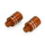 2x Orange M10 Mirror Blanking Plugs Bolts For BMW R1200GS LC Adventure 2013-2021