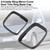 2¡ÁCaddy Wing Mirror Cover Door Trim Ring Bezel Cap for VW Transporter T5