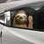 Car Window Sticker Person Size Passenger Side Right Sloth Waving Funny Universal