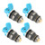 4PCS Fuel Injectors 23250-75070 Fit Toyota Hilux RZN14 Hiace RZH1 Dyna RZY2 1RZE