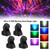 4Pcs 7 x10W Moving Head Stage Light 70W 7 LED RGBW DMX DJ Stage Party Lighting