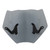 New ABS Motorcycle Windshield WindScreen for Triumph Trident 660 2021 Gray