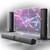 Portable Surround Sound Bar Wireless Subwoofer 2 Speaker System TV Home Theater