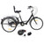 7-Speed 24" Adult 3-Wheel Tricycle Cruise Bike Bicycle With Basket Black