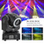 100W LED Moving Head Stage Lighting Disco DJ DMX512 Beam RGBW Gobo Spot Light