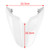 Rear Passenger/Pillion Seat Cover Fairing For Ducati Monster 797 821 1200 White