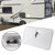 External Caravan RV Shower Box Kit Exterior Faucet Camper Trailer Boat White External Caravan RV Shower Box Kit Exterior Faucet Camper Trailer Boat White