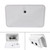 External Caravan RV Shower Box Kit Exterior Faucet Camper Trailer Boat White