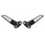 Swivel Wing Fin Rearview Mirrors For Honda CBR 125/250/300/500/650 R 600/1000 RR Swivel Wing Fin Rearview Mirrors For Honda CBR 125/250/300/500/650 R 600/1000 RR