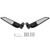 Swivel Wing Fin Rearview Mirrors For Yamaha MT-07 MT-09 Tracer 7 700 9 900 GT Swivel Wing Fin Rearview Mirrors For Yamaha MT-07 MT-09 Tracer 7 700 9 900 GT