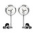 Universal Cafe Racer Short Stem Chrome Clamp on 3" Round Mirror 7/8"- 1" Bar Universal Cafe Racer Short Stem Chrome Clamp on 3" Round Mirror 7/8"- 1" Bar