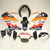 Painted ABS Fairing Bodywork Kit For Honda Repsol VTR1000F 1997-2005 2004 2003 #1