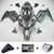 Injection ABS Plastic Bodywork Fairing Fit For Honda VFR800 2002-2012 013# #13