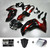 Injection Fairing Kit Plastic Fit for Kawasaki Ninja 650 EX650 2012-2016 Red Black #12