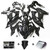 Injection Fairing Kit Plastic Fit for Kawasaki Ninja 650 EX650 2017-2019 Gloss Black #13 Injection Fairing Kit Plastic Fit for Kawasaki Ninja 650 EX650 2017-2019 Gloss Black #13